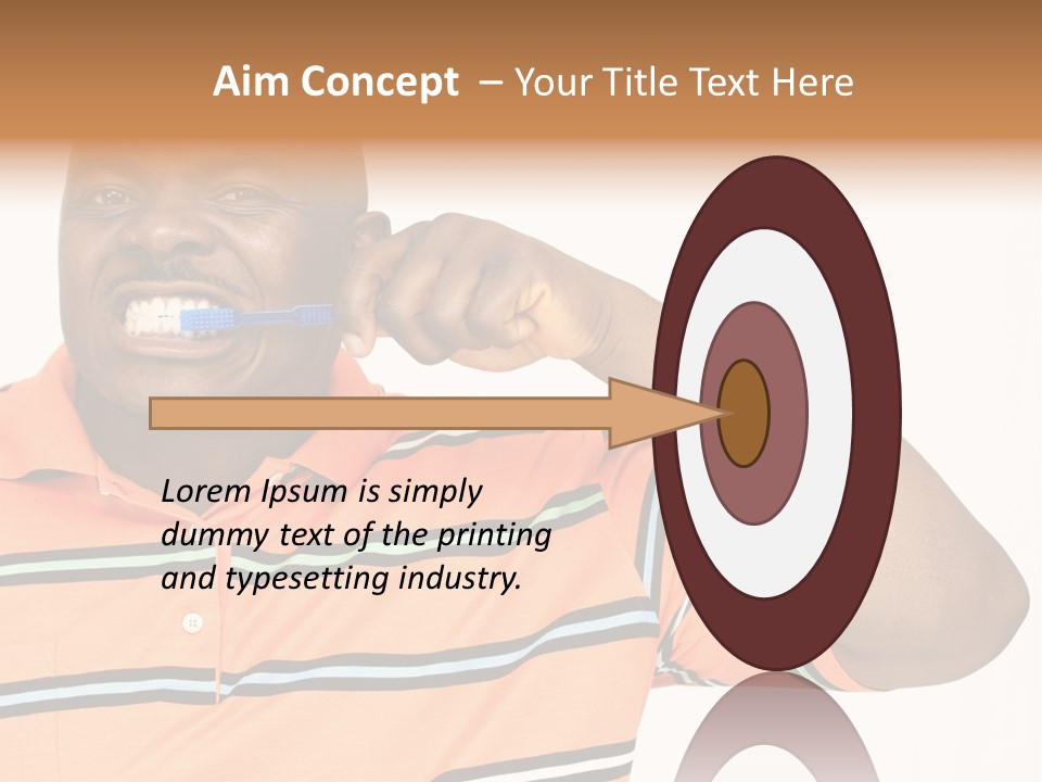Man Human Continent PowerPoint Template