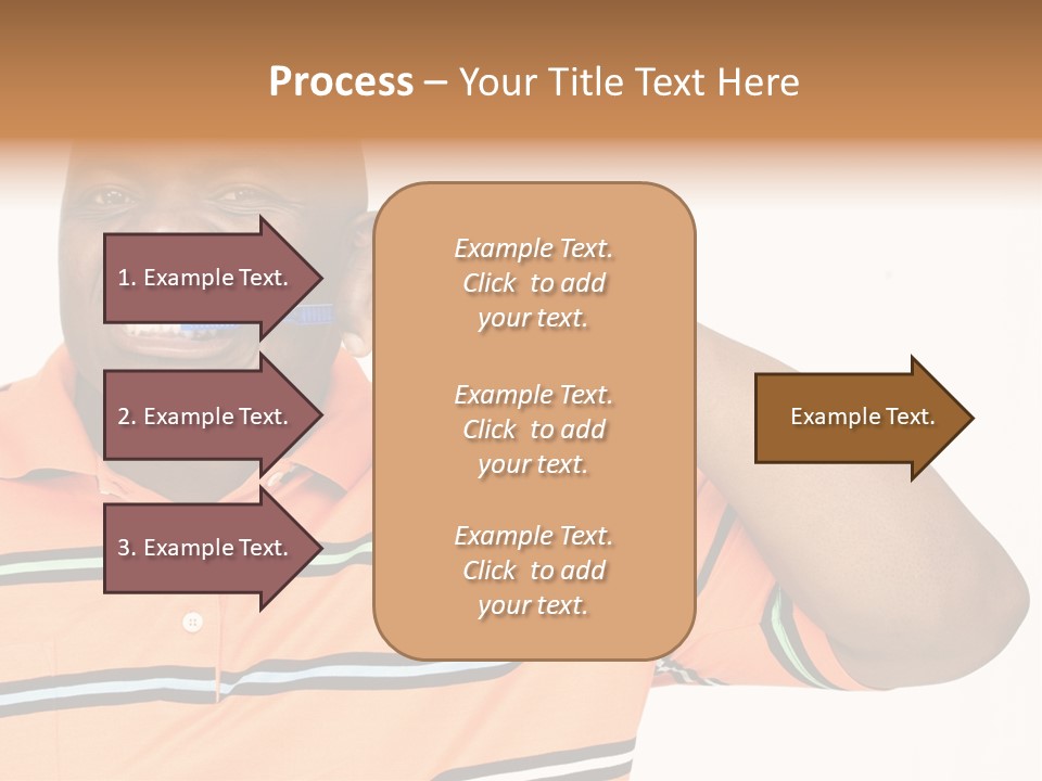 Man Human Continent PowerPoint Template