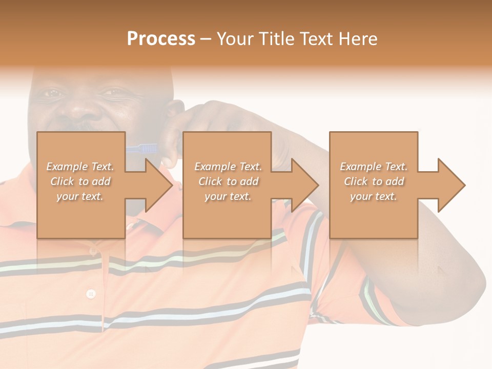 Man Human Continent PowerPoint Template