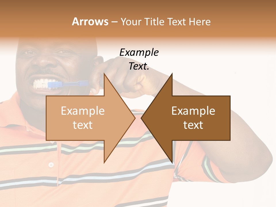 Man Human Continent PowerPoint Template