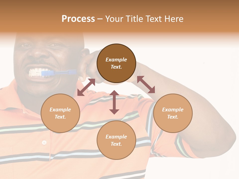 Man Human Continent PowerPoint Template