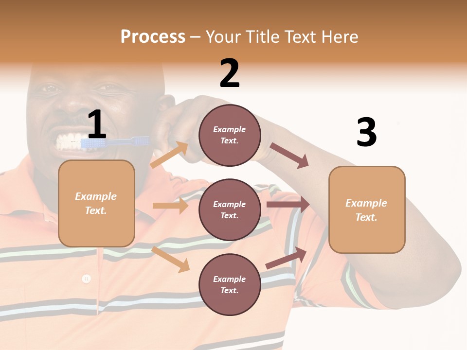 Man Human Continent PowerPoint Template