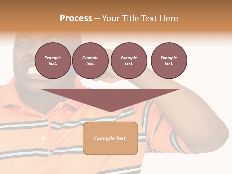 Man Human Continent PowerPoint Template
