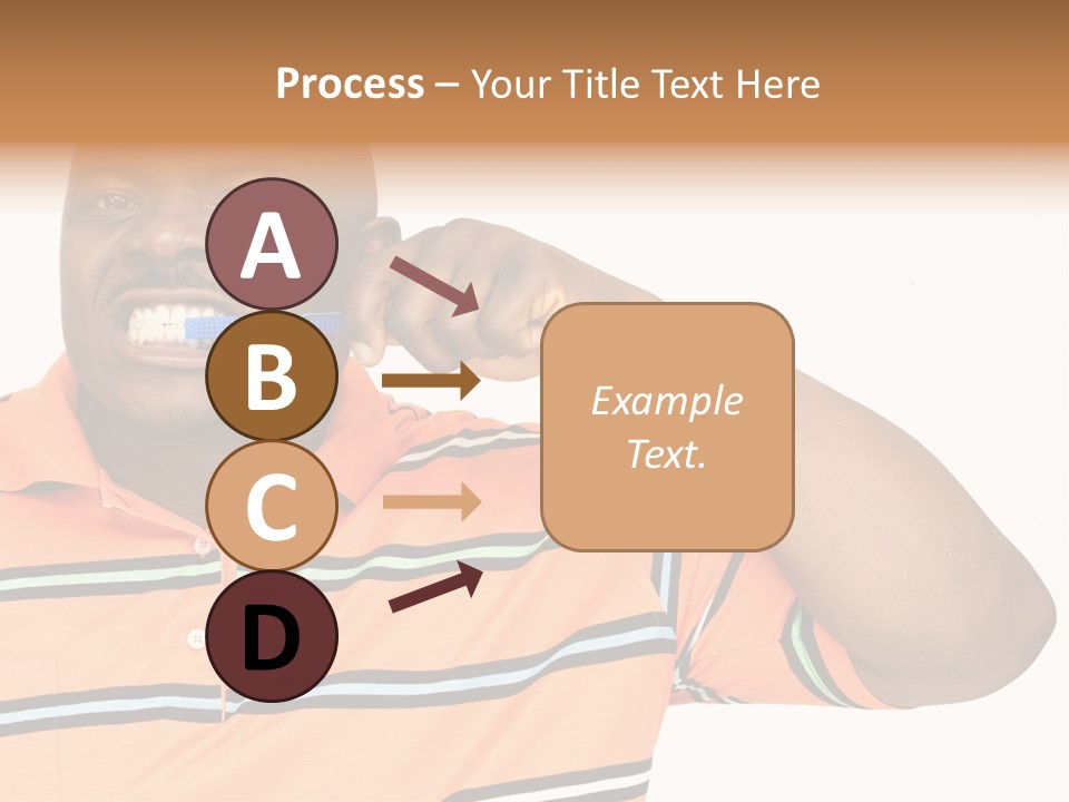 Man Human Continent PowerPoint Template