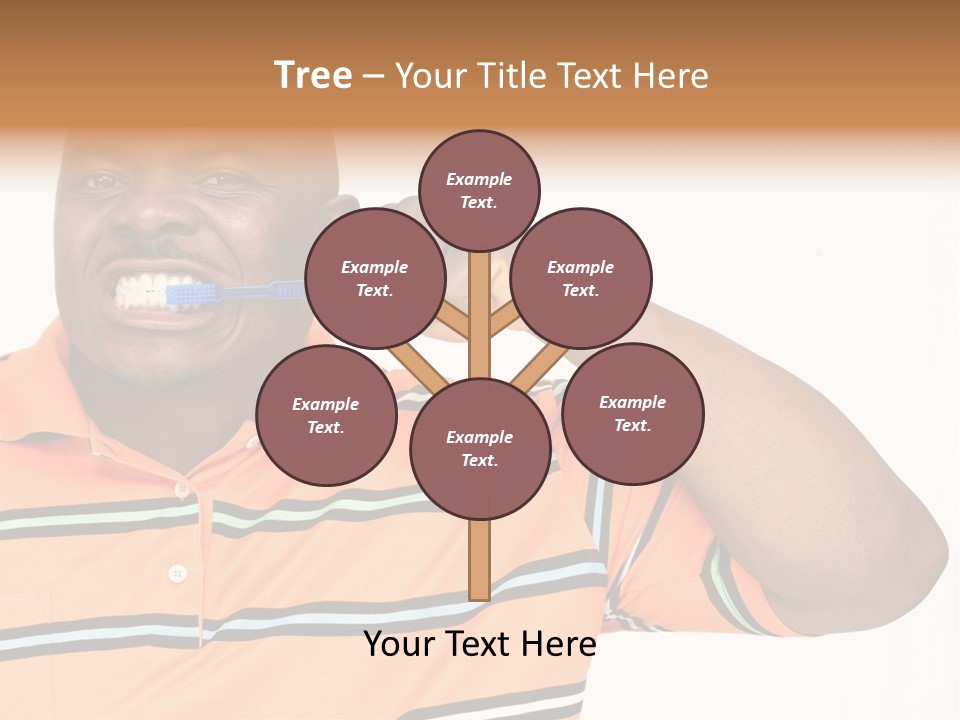 Man Human Continent PowerPoint Template