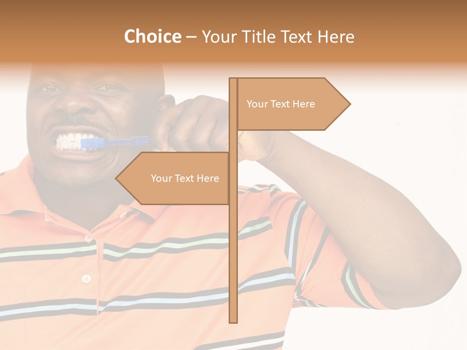 Man Human Continent PowerPoint Template