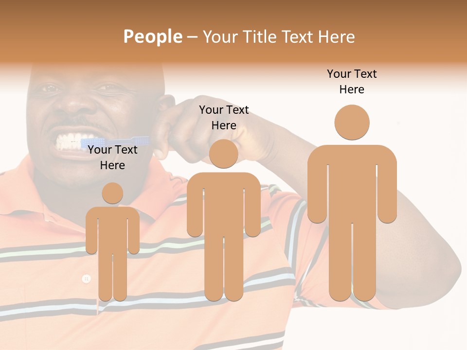 Man Human Continent PowerPoint Template