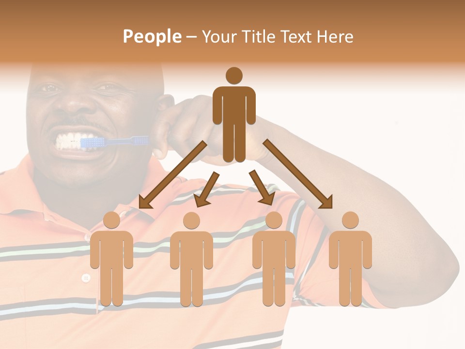 Man Human Continent PowerPoint Template