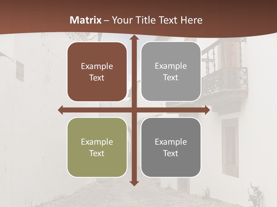 Castelo Architecture Close PowerPoint Template