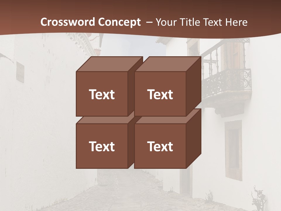 Castelo Architecture Close PowerPoint Template