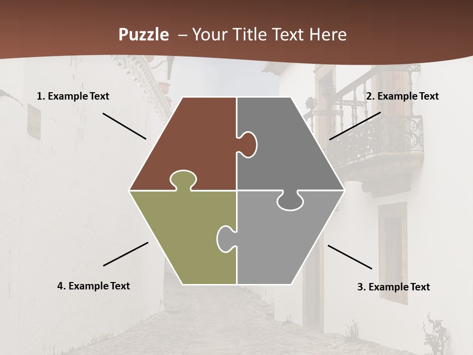 Castelo Architecture Close PowerPoint Template