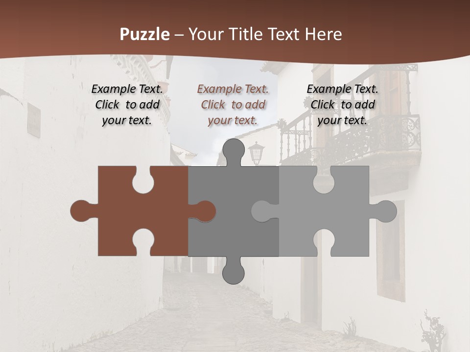 Castelo Architecture Close PowerPoint Template