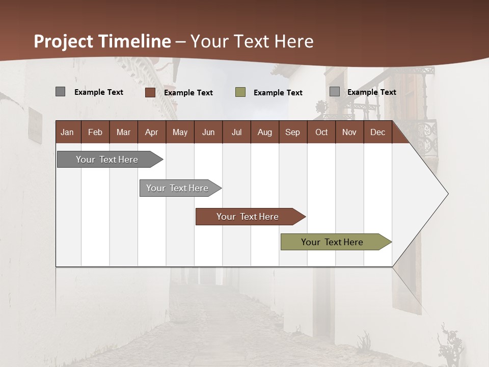 Castelo Architecture Close PowerPoint Template