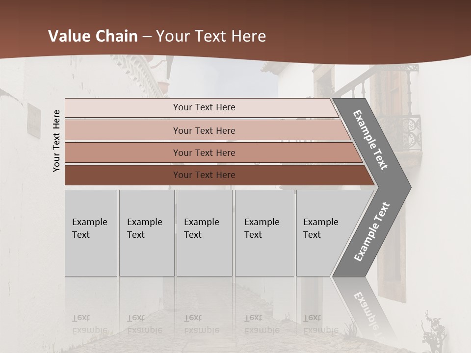 Castelo Architecture Close PowerPoint Template