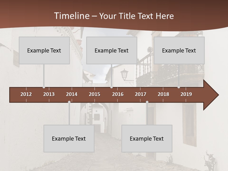 Castelo Architecture Close PowerPoint Template