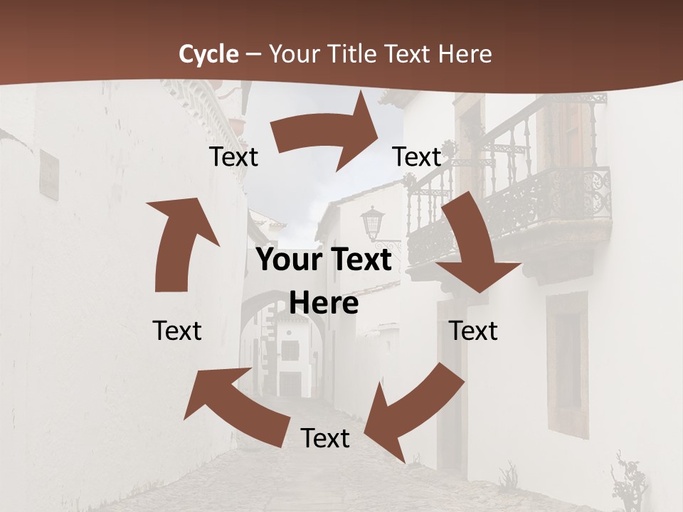 Castelo Architecture Close PowerPoint Template