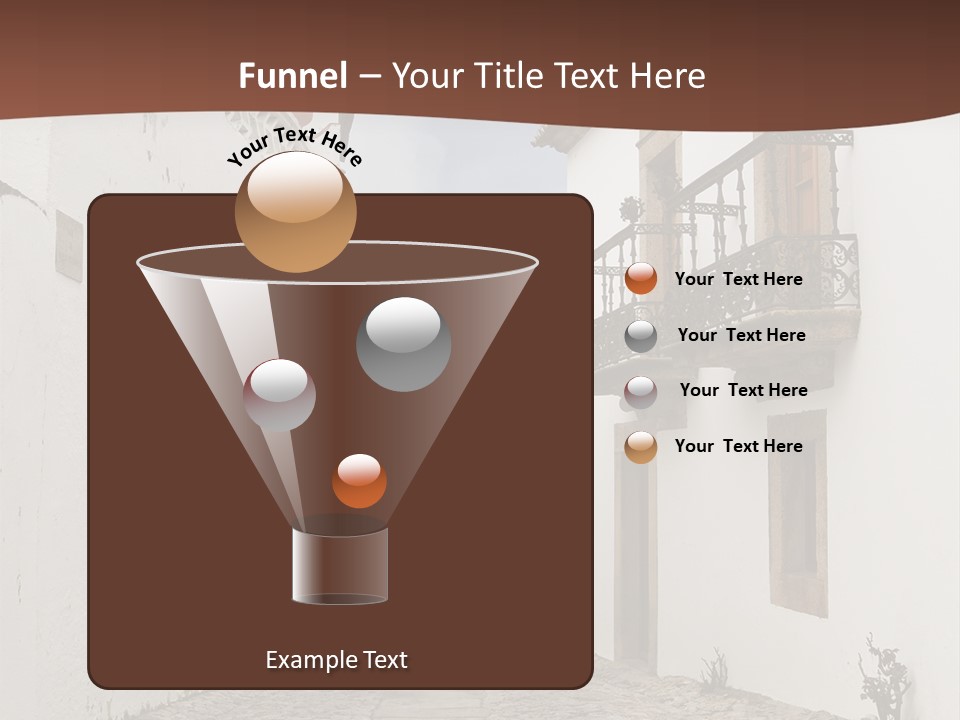 Castelo Architecture Close PowerPoint Template