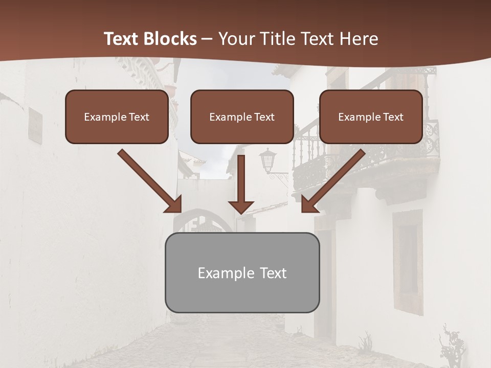 Castelo Architecture Close PowerPoint Template