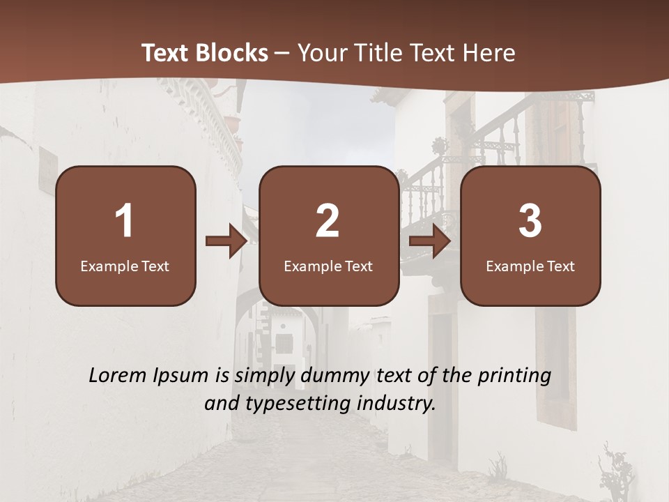 Castelo Architecture Close PowerPoint Template