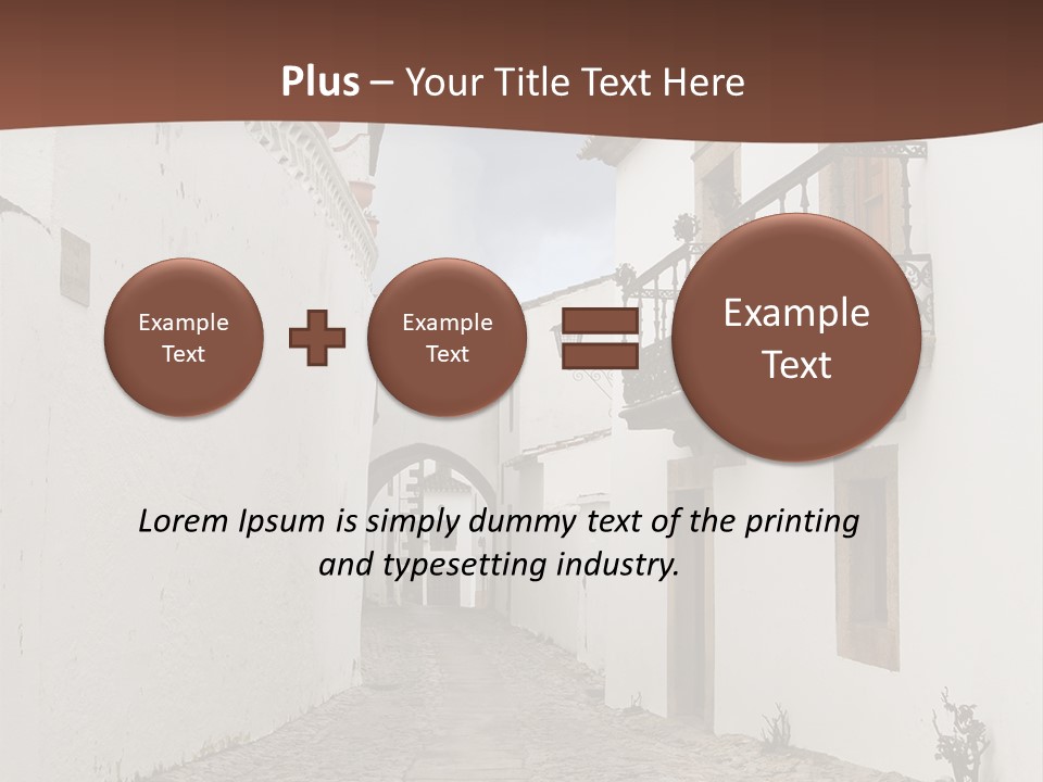 Castelo Architecture Close PowerPoint Template
