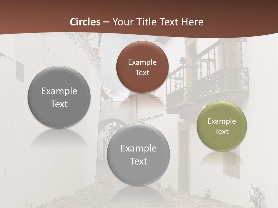 Castelo Architecture Close PowerPoint Template