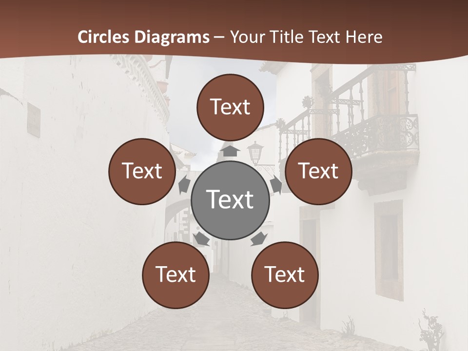 Castelo Architecture Close PowerPoint Template