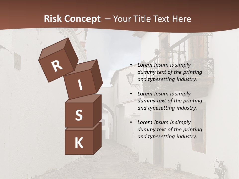 Castelo Architecture Close PowerPoint Template