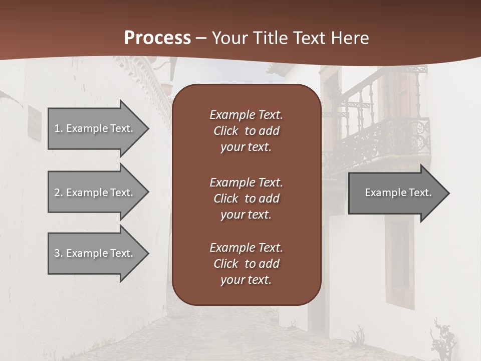 Castelo Architecture Close PowerPoint Template