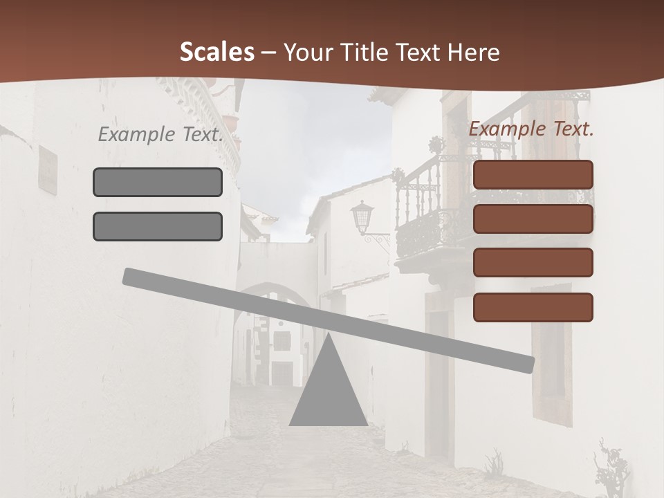 Castelo Architecture Close PowerPoint Template