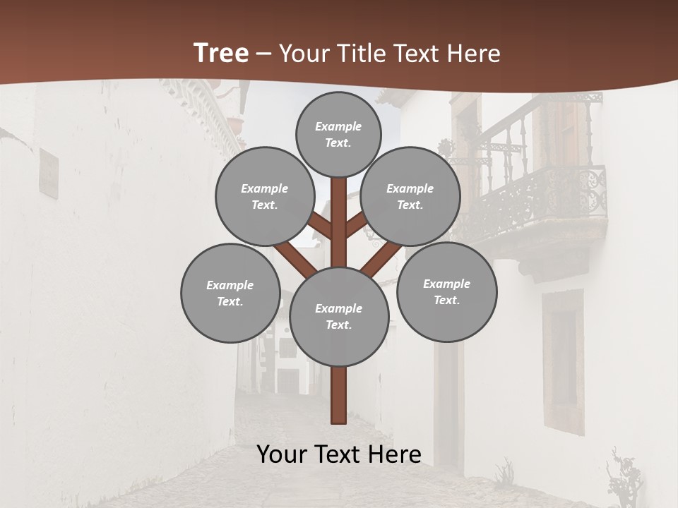 Castelo Architecture Close PowerPoint Template