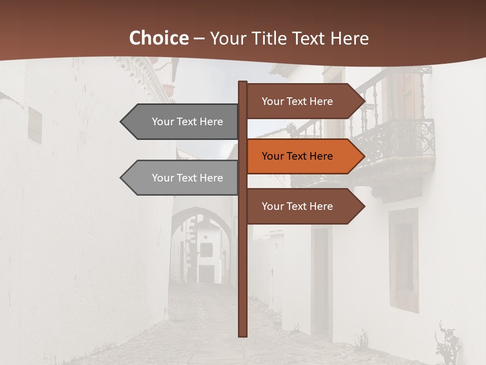 Castelo Architecture Close PowerPoint Template