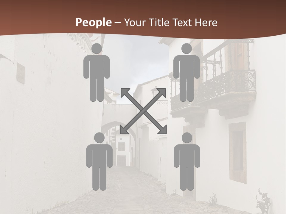 Castelo Architecture Close PowerPoint Template