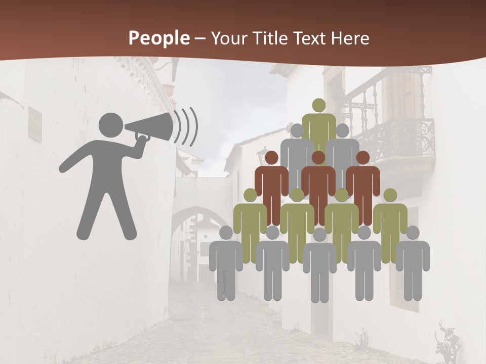 Castelo Architecture Close PowerPoint Template