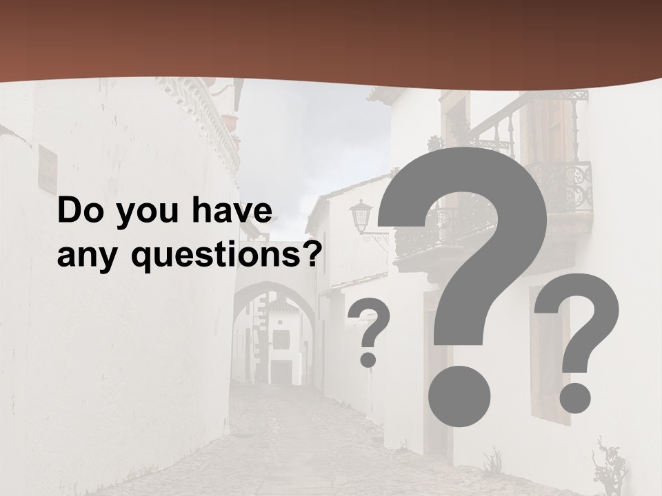 Castelo Architecture Close PowerPoint Template