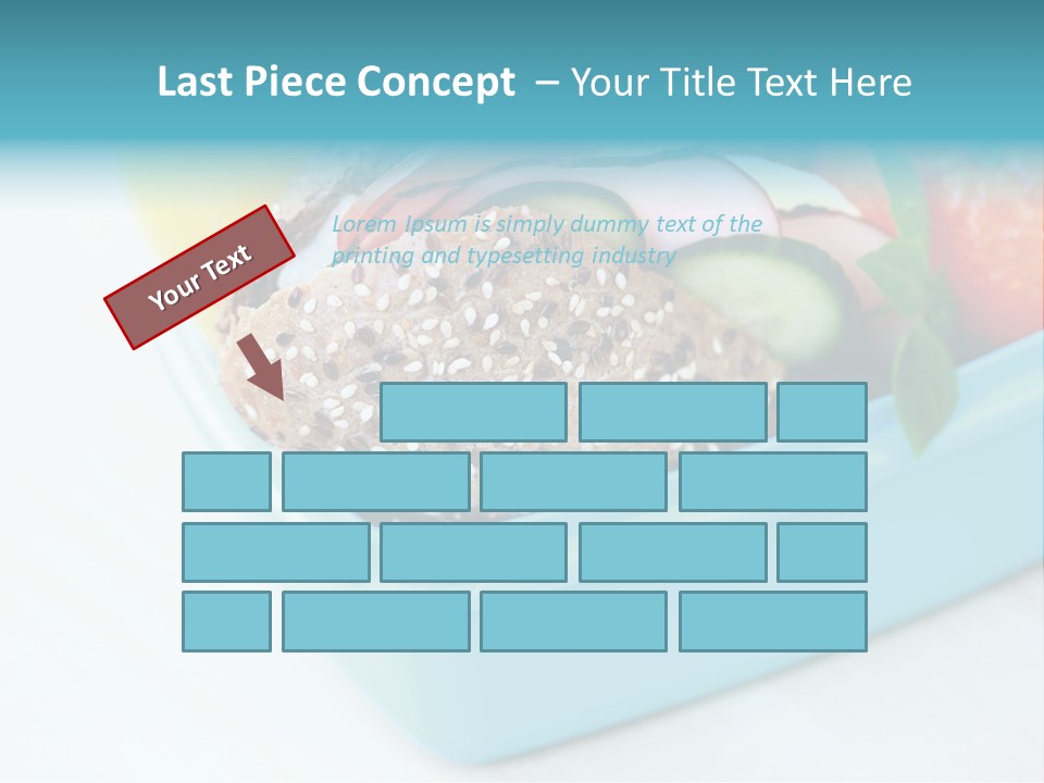 Eating Cucumber Tomato PowerPoint Template