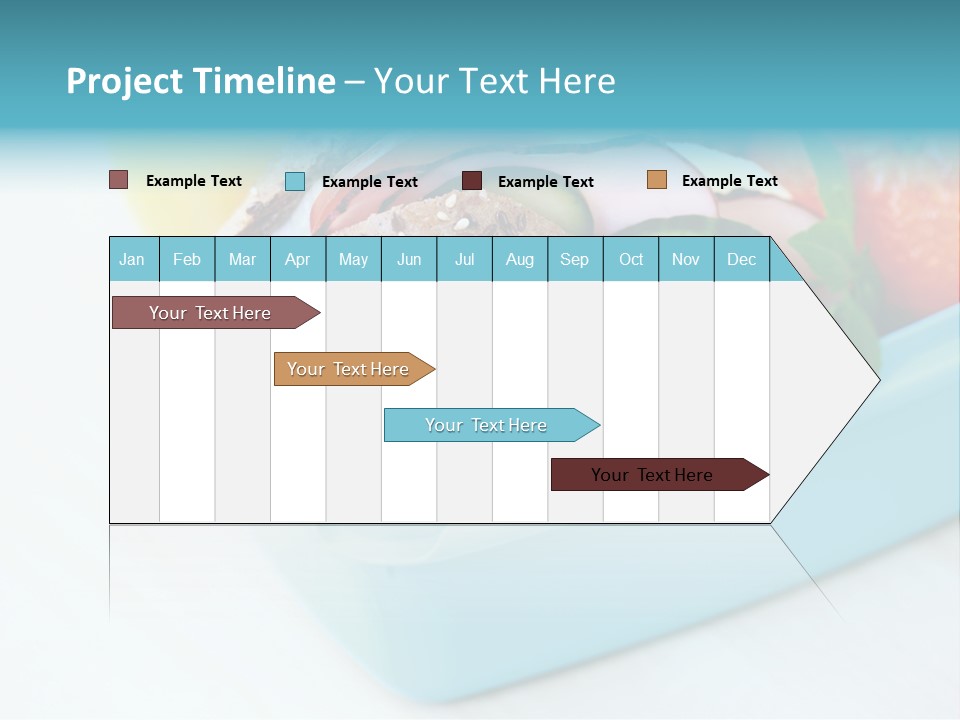Eating Cucumber Tomato PowerPoint Template