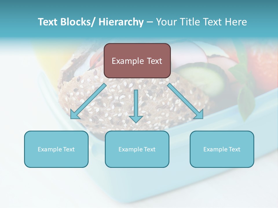 Eating Cucumber Tomato PowerPoint Template