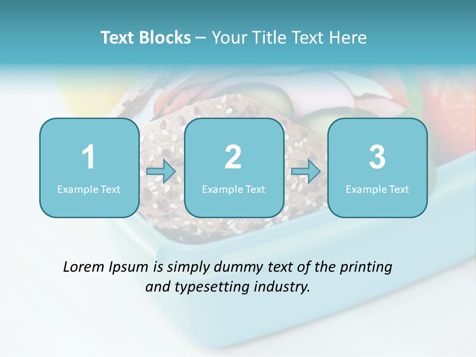 Eating Cucumber Tomato PowerPoint Template