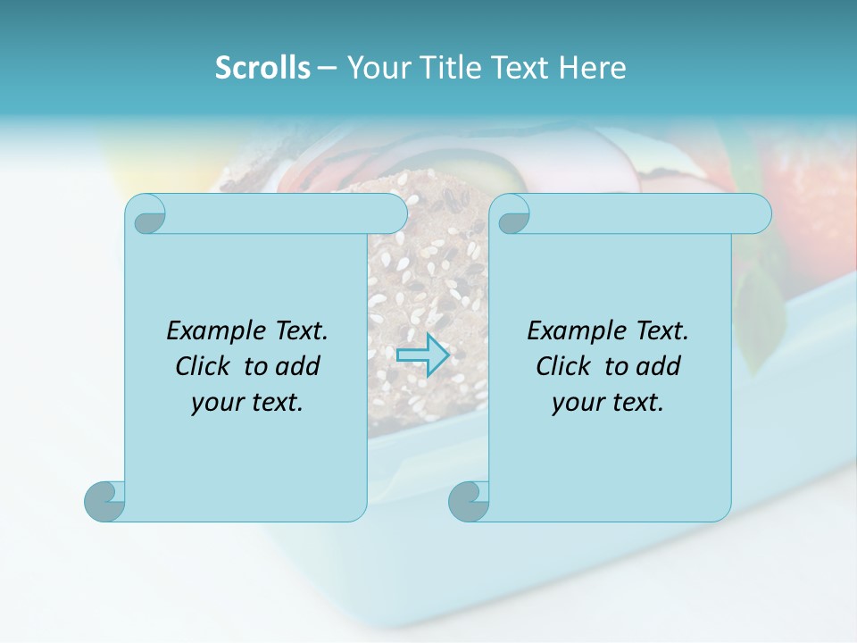 Eating Cucumber Tomato PowerPoint Template