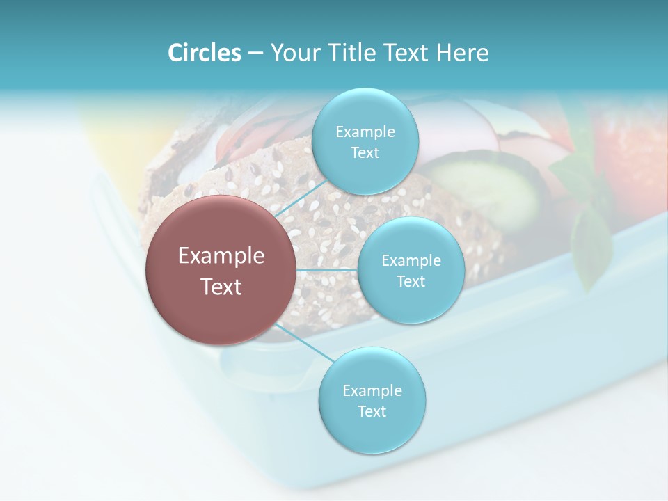 Eating Cucumber Tomato PowerPoint Template