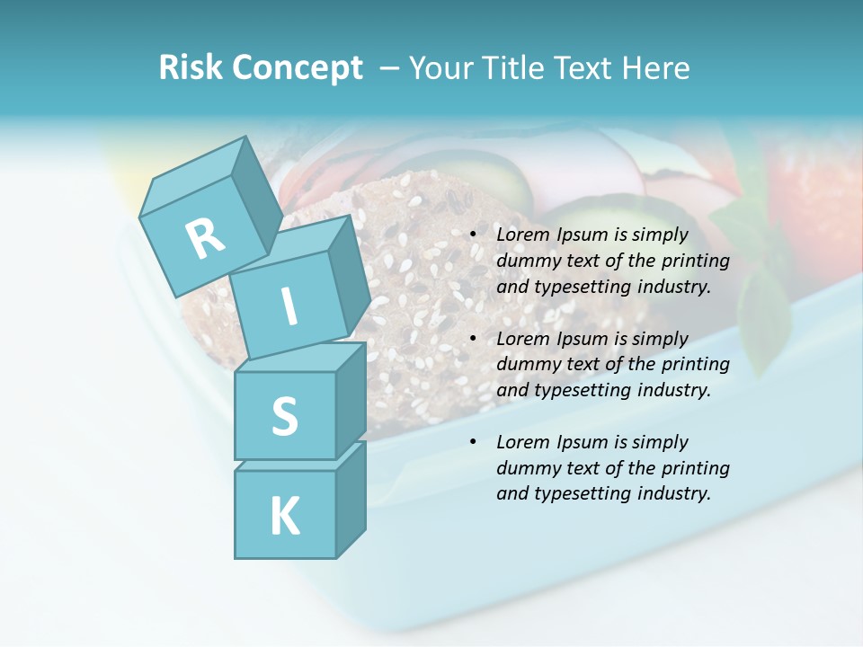 Eating Cucumber Tomato PowerPoint Template