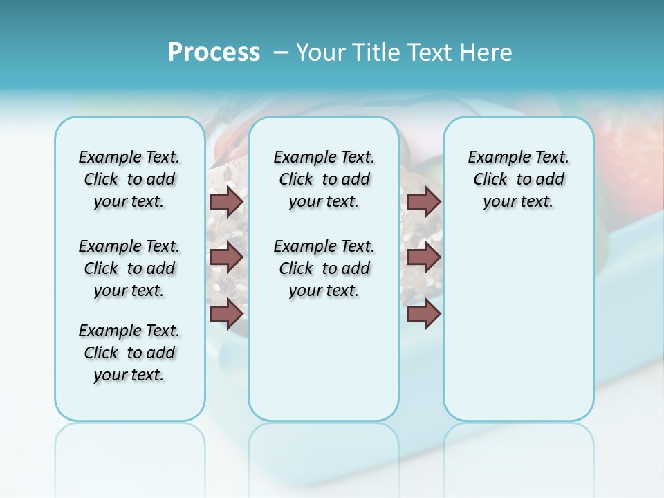 Eating Cucumber Tomato PowerPoint Template
