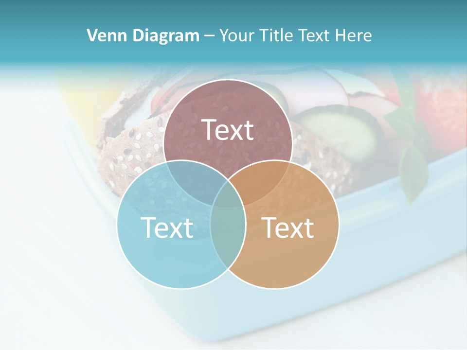 Eating Cucumber Tomato PowerPoint Template