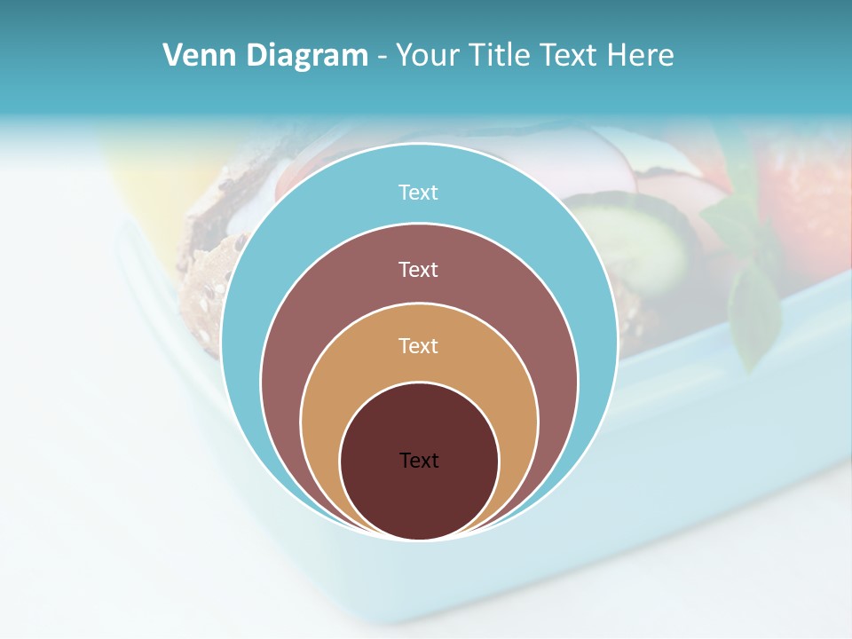 Eating Cucumber Tomato PowerPoint Template