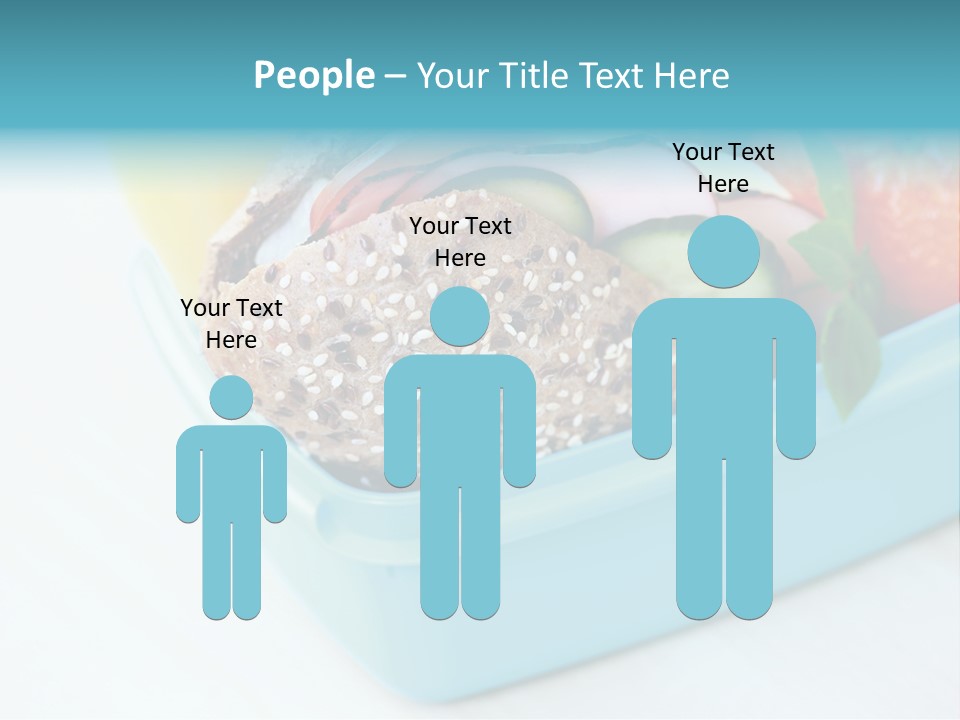 Eating Cucumber Tomato PowerPoint Template