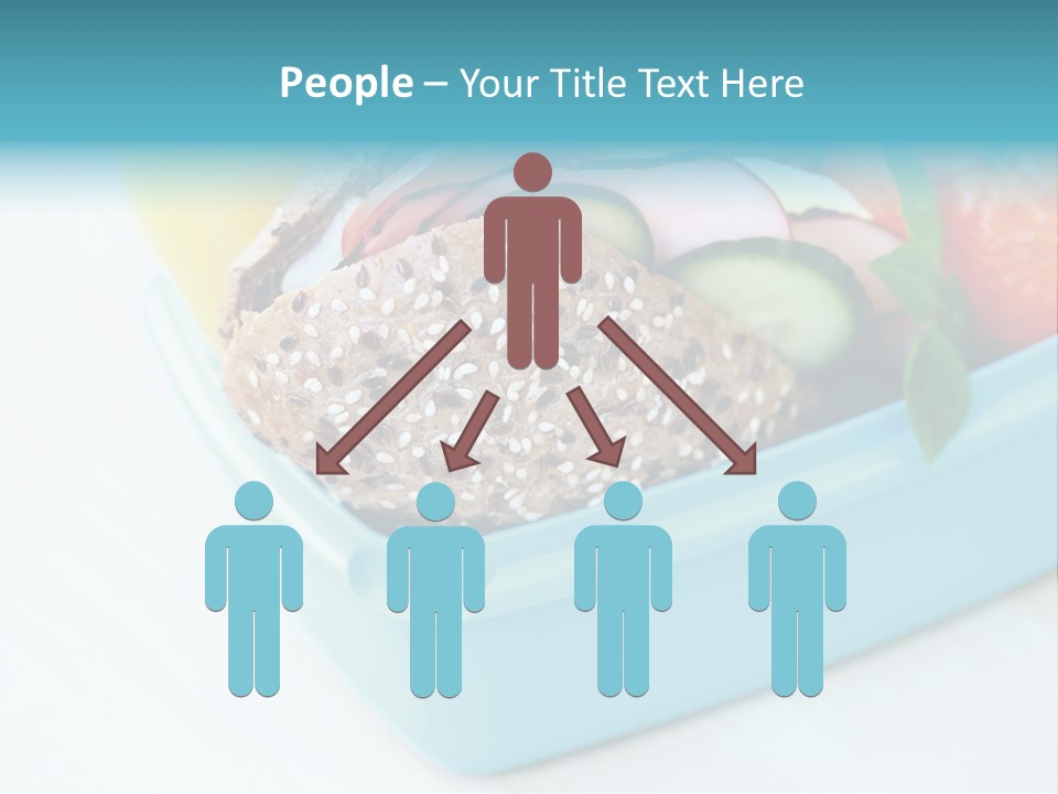 Eating Cucumber Tomato PowerPoint Template