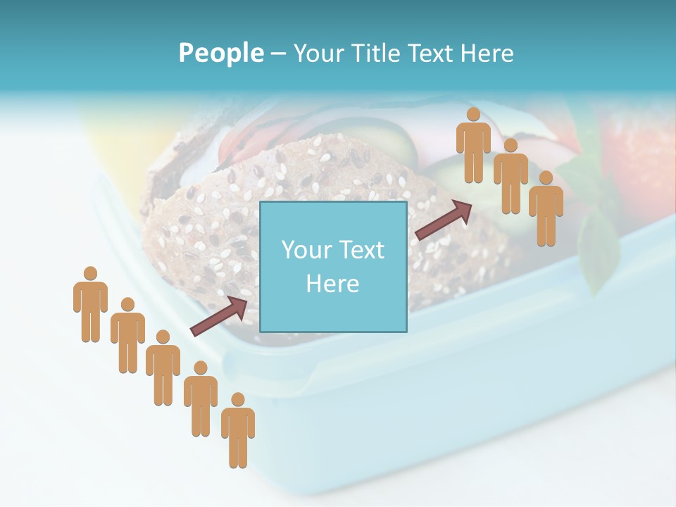 Eating Cucumber Tomato PowerPoint Template