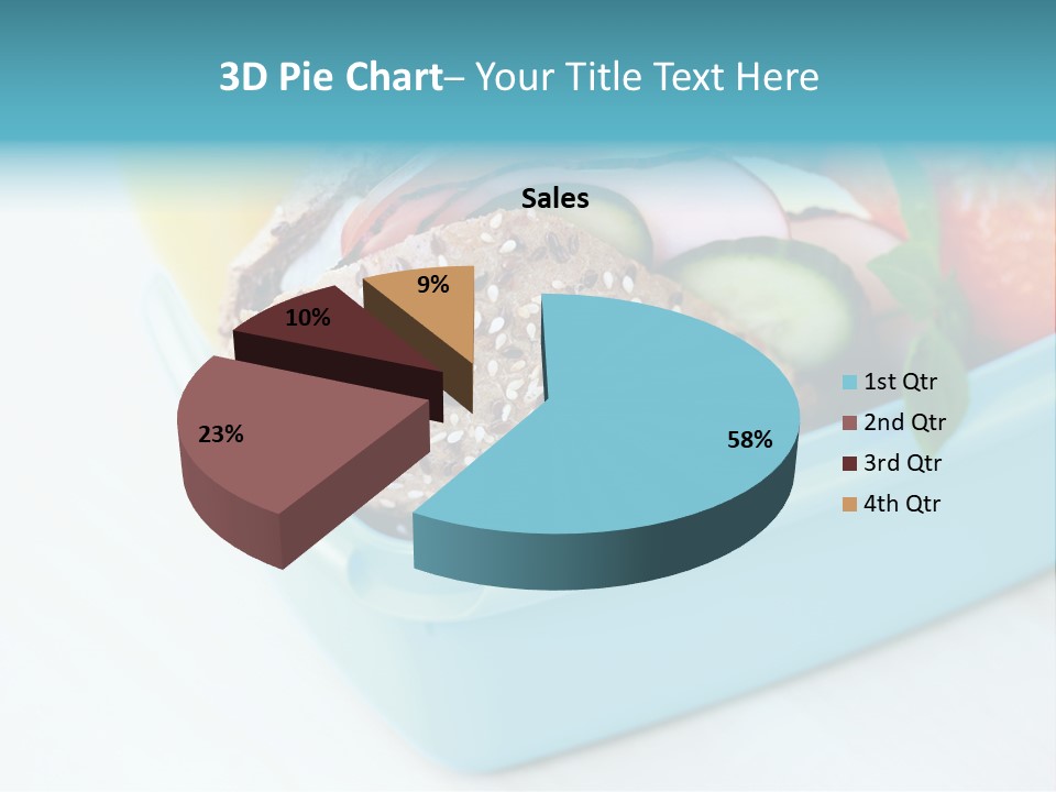 Eating Cucumber Tomato PowerPoint Template
