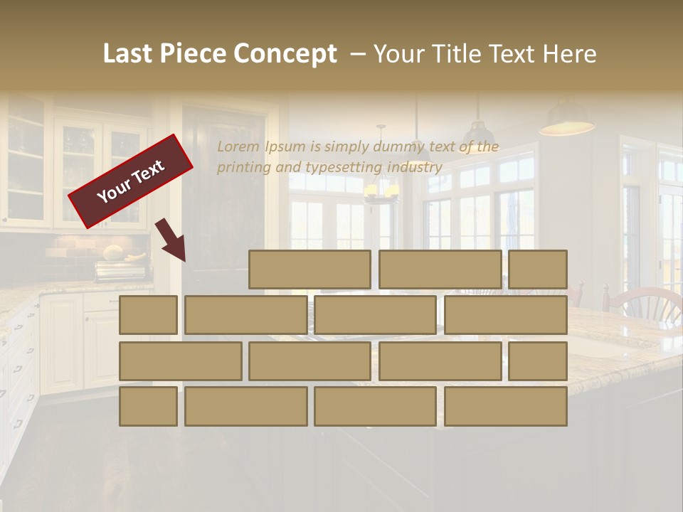 Room Residence Interior PowerPoint Template