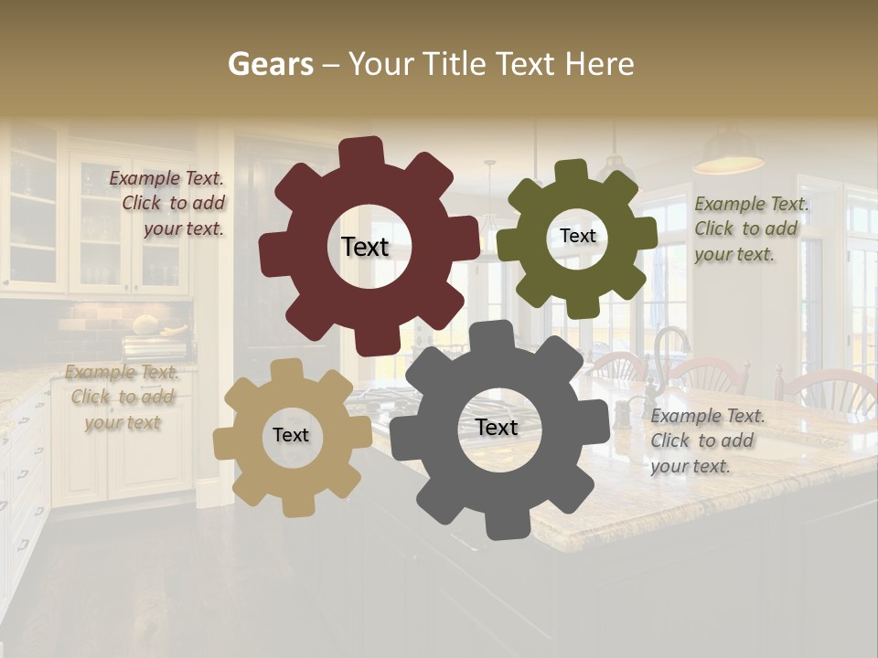 Room Residence Interior PowerPoint Template